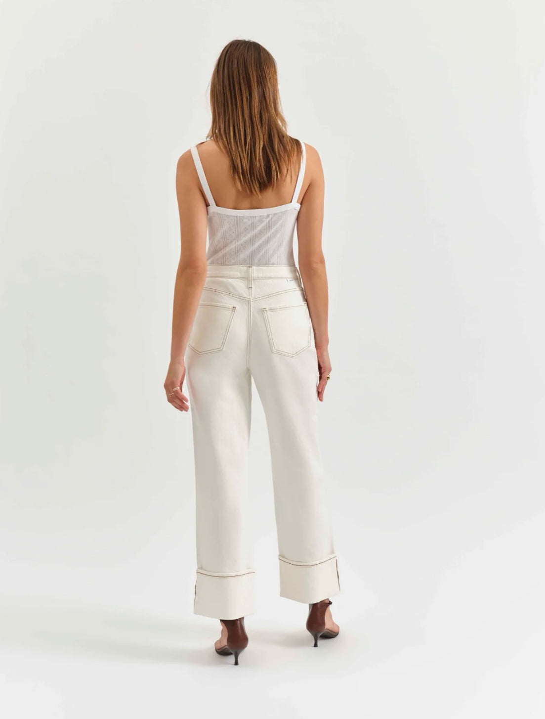 DAZE- Eastside High Rise Cuff Jeans