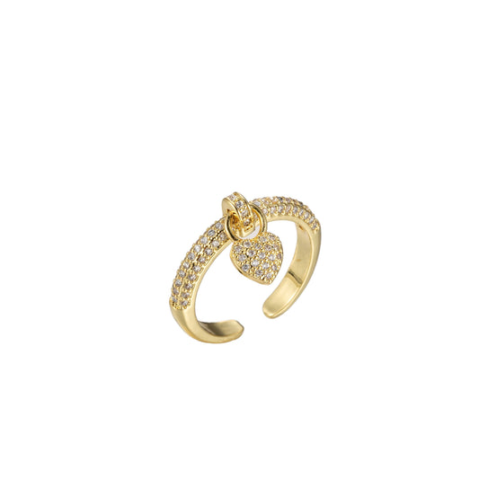 Heart dangle Ring