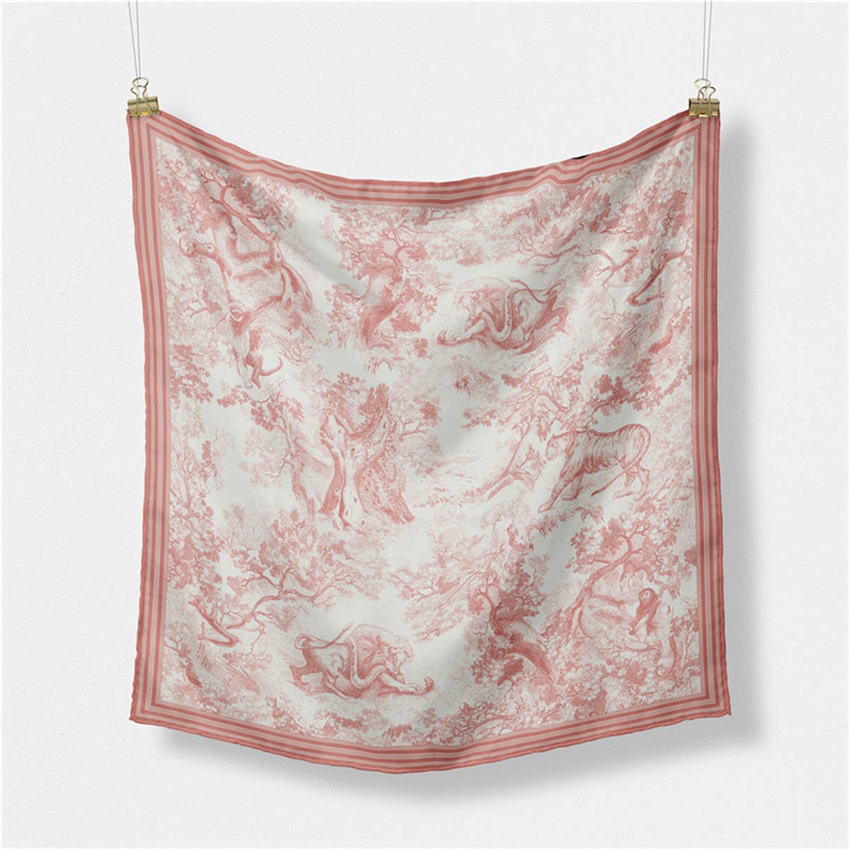 French Jungle Square Scarf