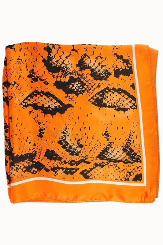 Hiss and Tell Satin Square Scarf