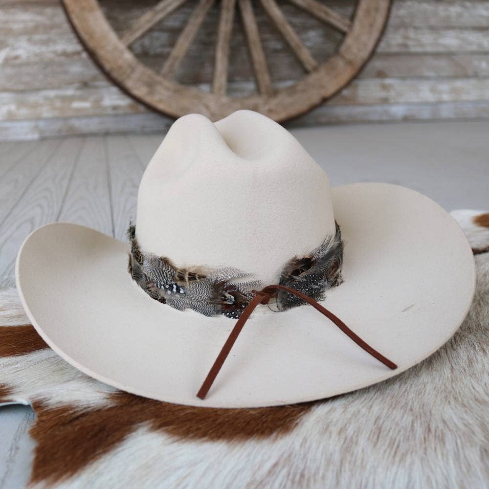 Western Feather Spotted Eagle II Hat band