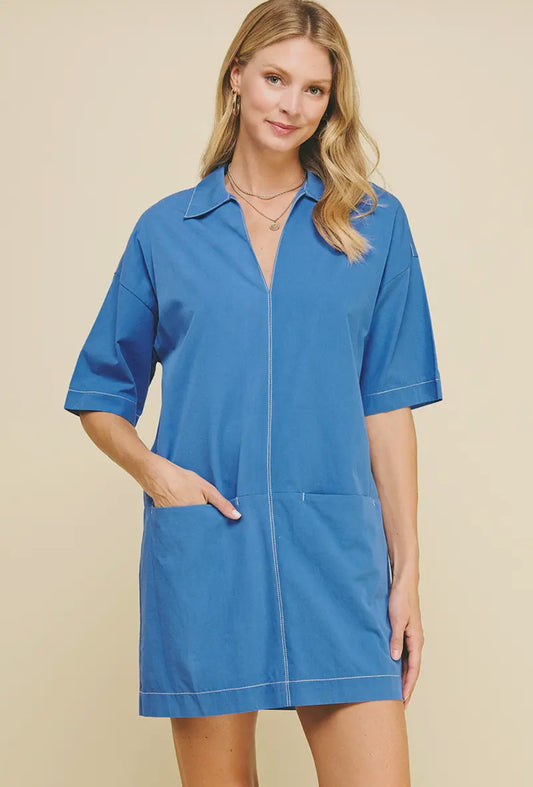 Lois Front Pocket Dress
