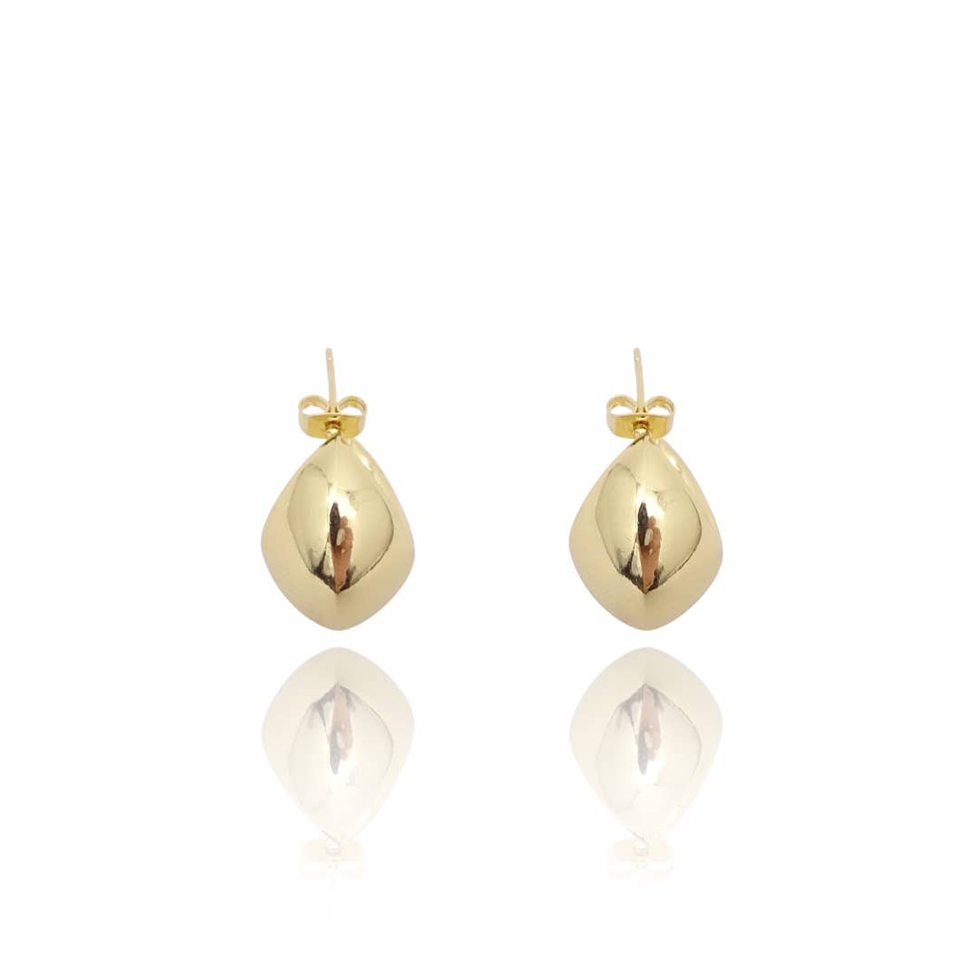 Chunky Teardrop Stud Earrings