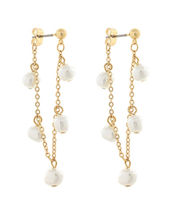 Pearl Linear Earrings