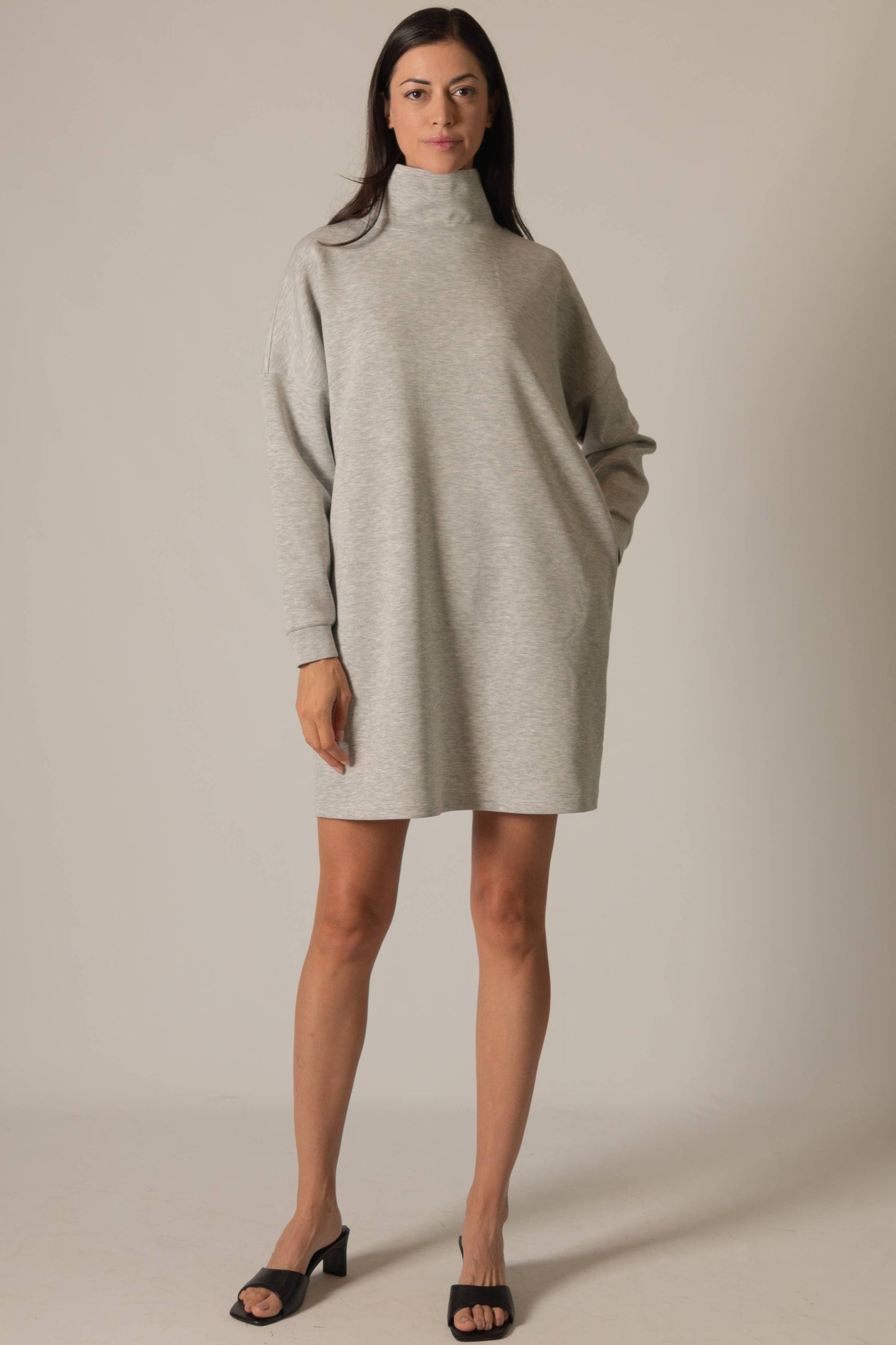 Charlotte Cowl Neck Dress