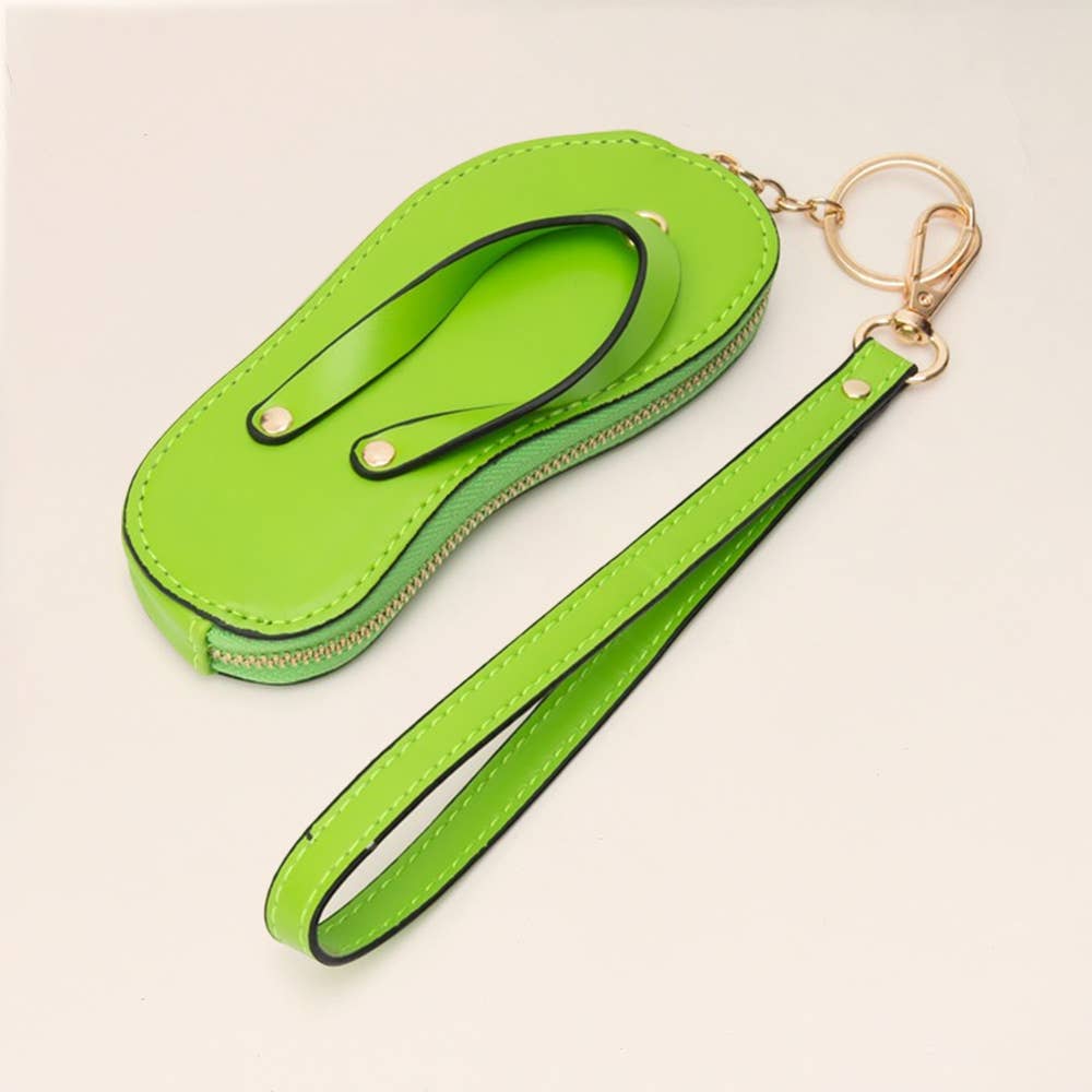 Mini Flip-flop Wristlet Keychain