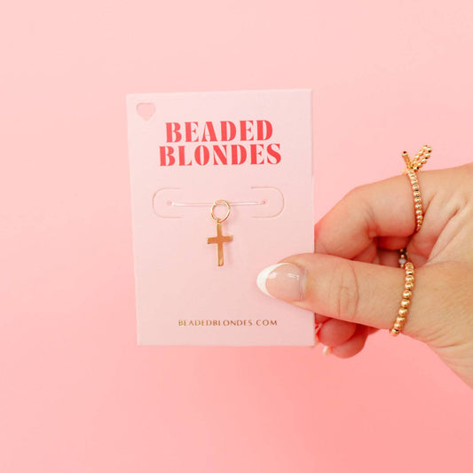 Cross Gold Charm