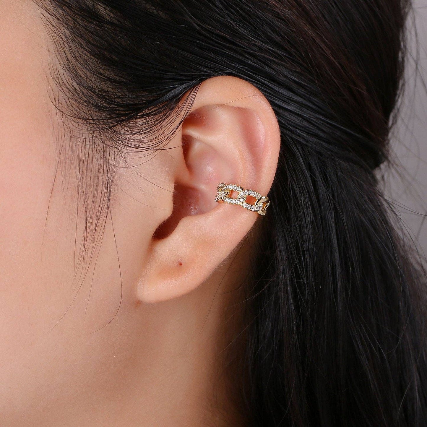 Gold Chain Ear Cuff