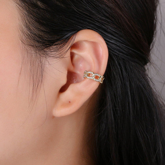 Gold Chain Ear Cuff