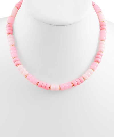 Beaded & Gold Necklace
