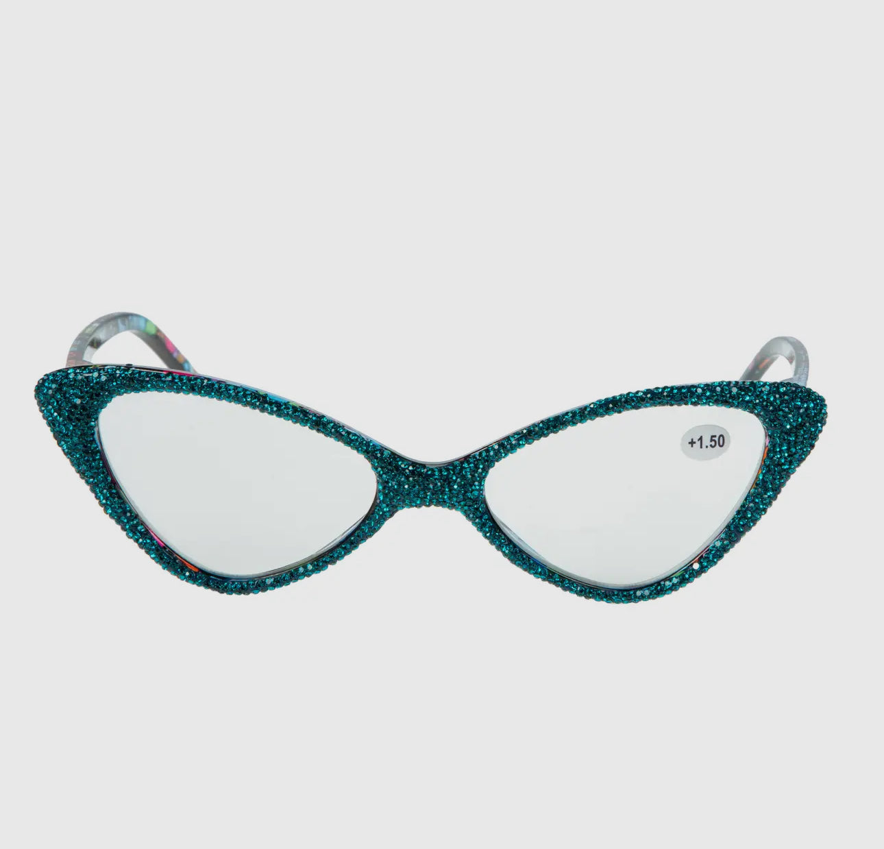 Cat Eye Rhinestone Readers