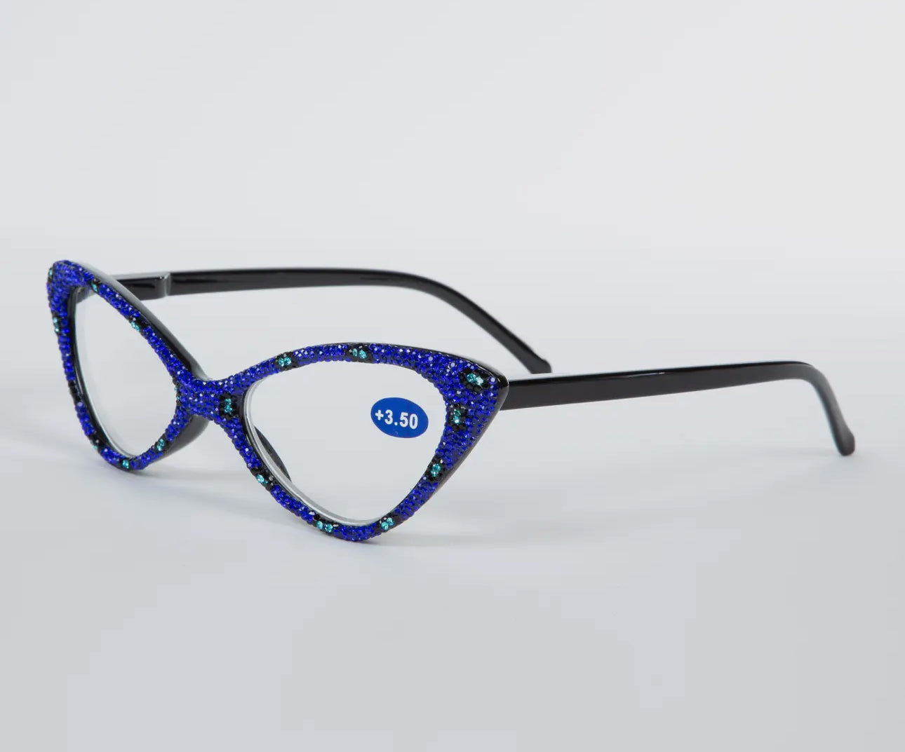 Cat Eye Rhinestone Readers