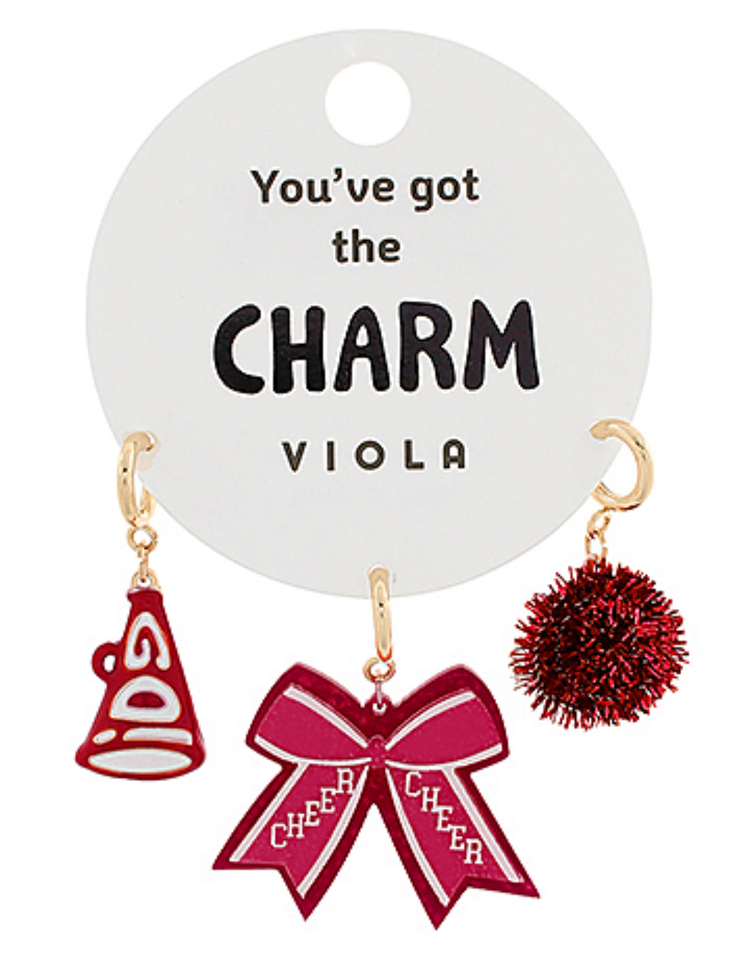 Cheer Shoe Charm Set