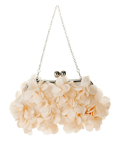 Chiffon Flower Clutch