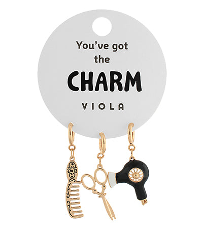 Hair Girly Shoe Charm Set