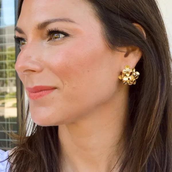 Eva Floral Stud Earrings