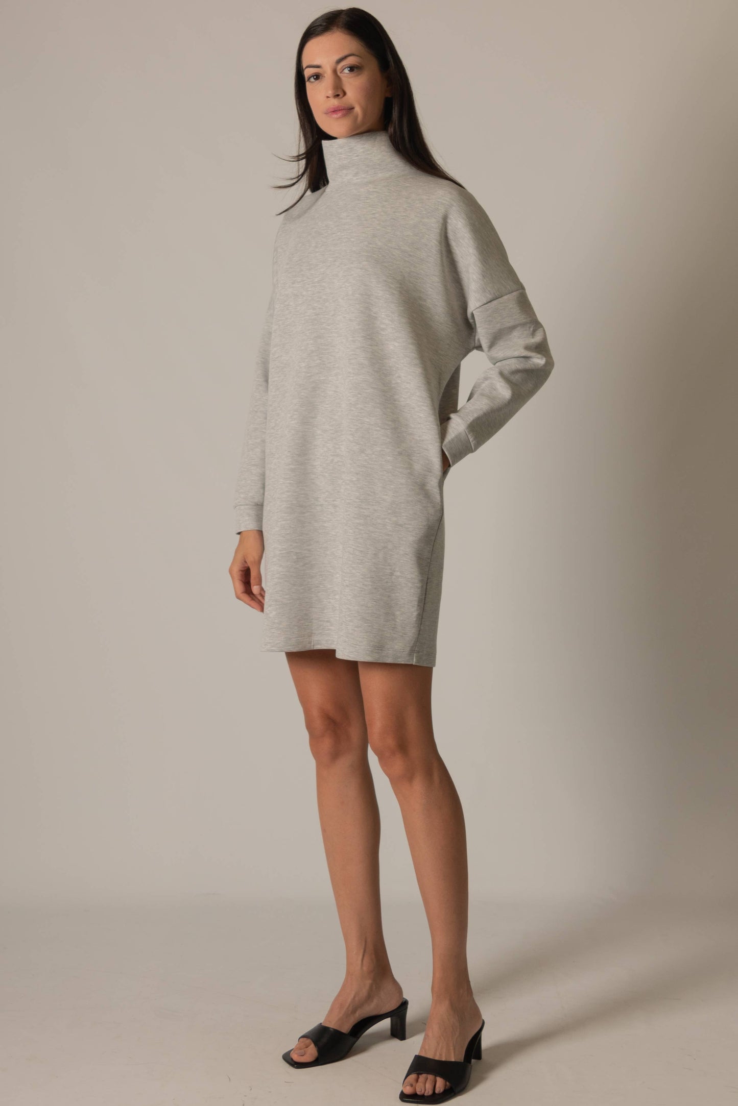 Charlotte Cowl Neck Dress