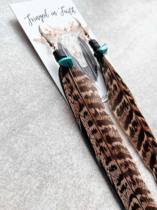 Joliet Feather Earrings