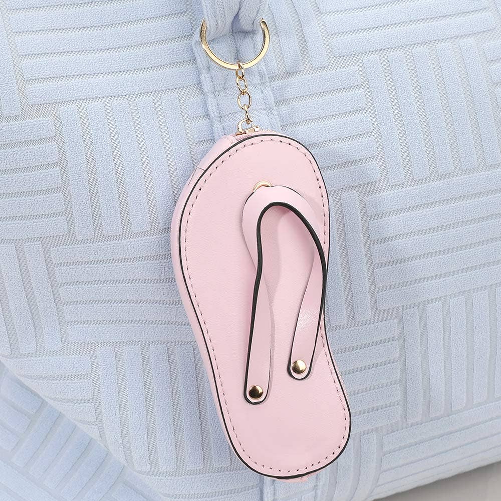 Mini Flip-flop Wristlet Keychain