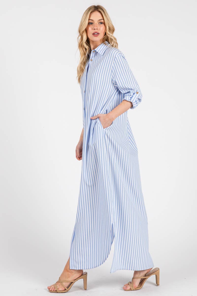 Sutton Stripe Maxi Dress