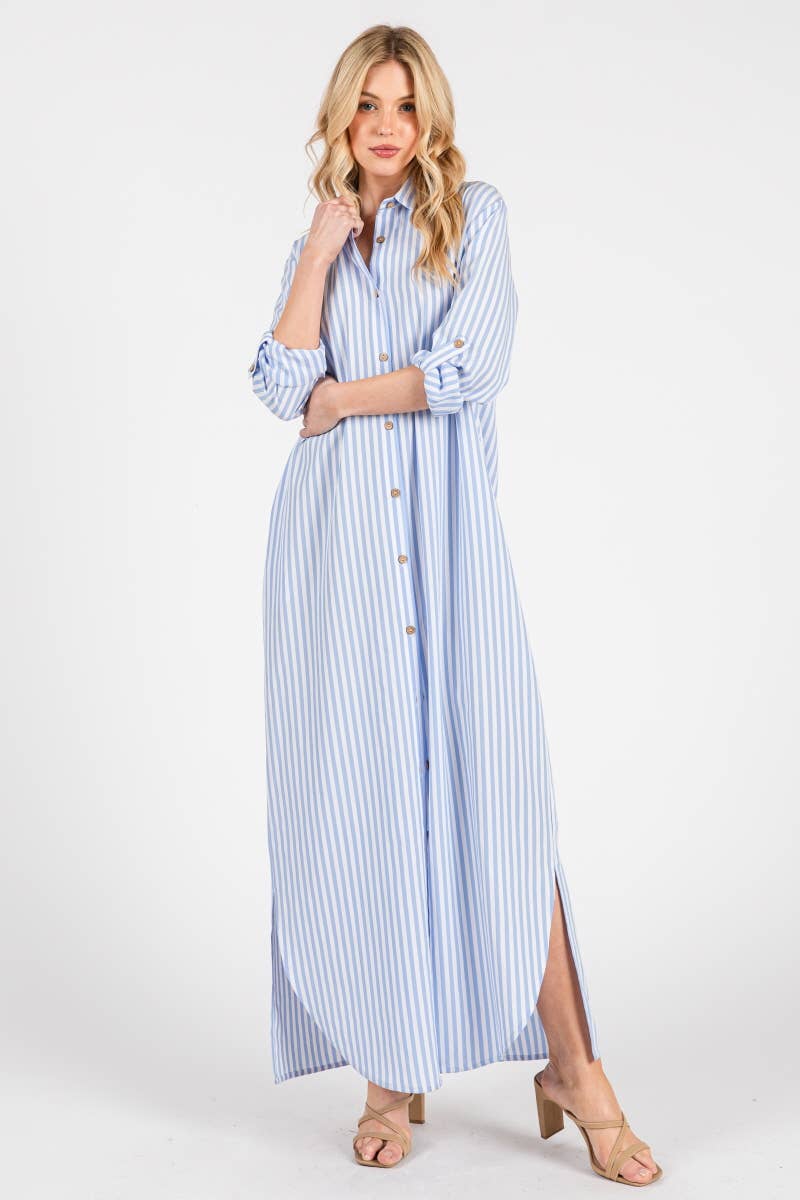 Sutton Stripe Maxi Dress