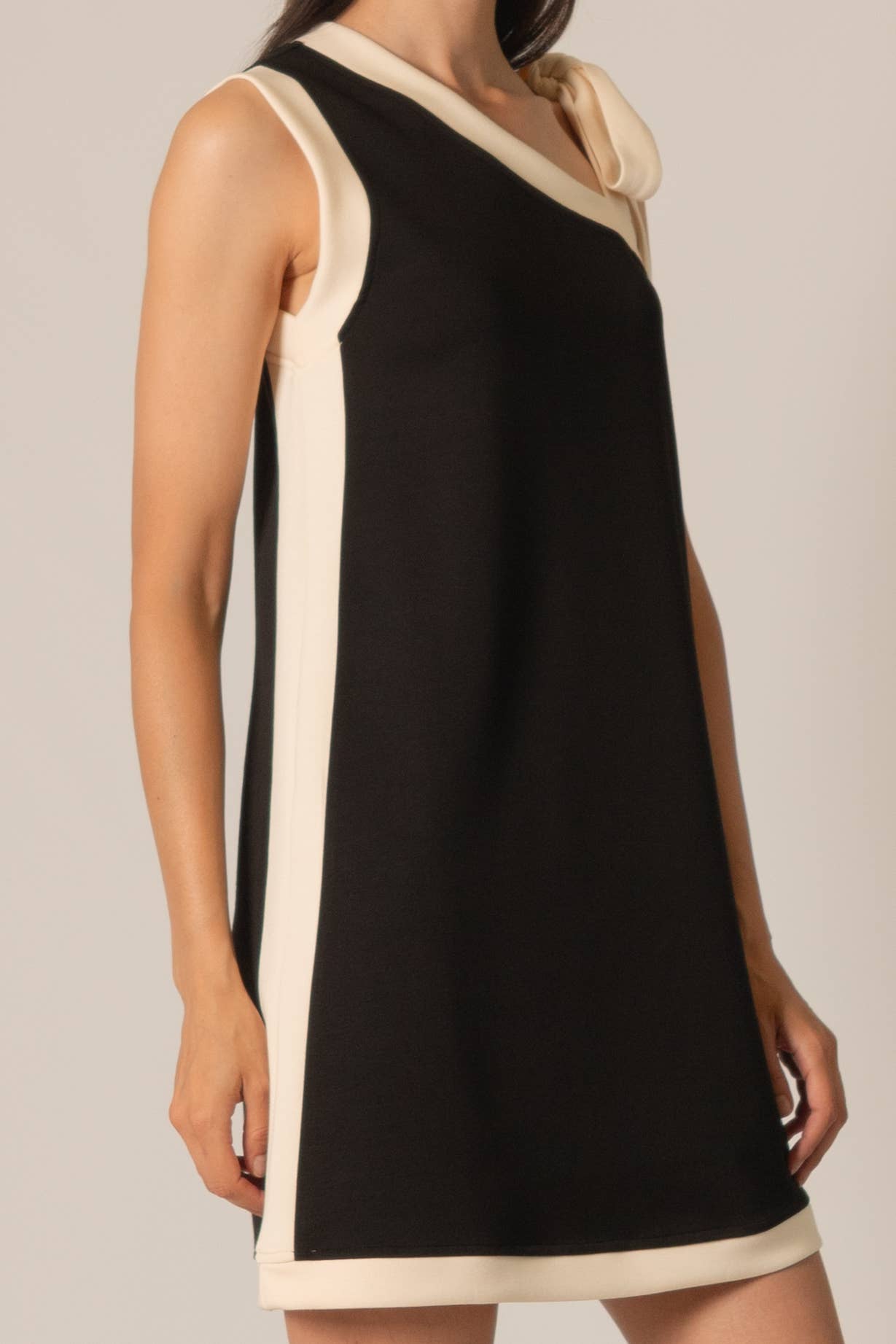 Reece Contrast Tie Strap Mini Dress