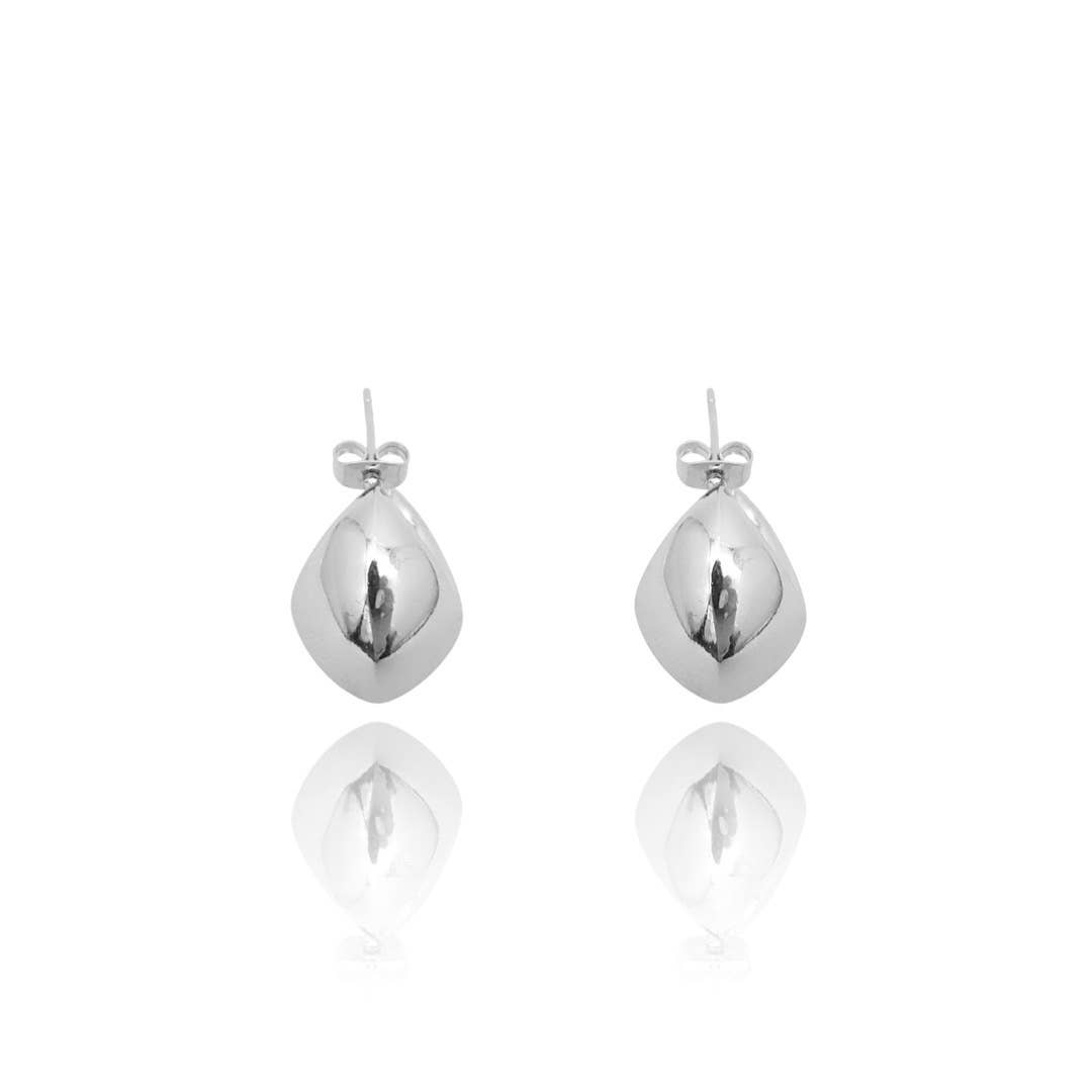 Chunky Teardrop Stud Earrings