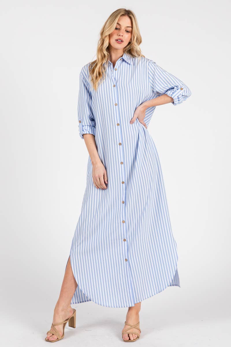 Sutton Stripe Maxi Dress