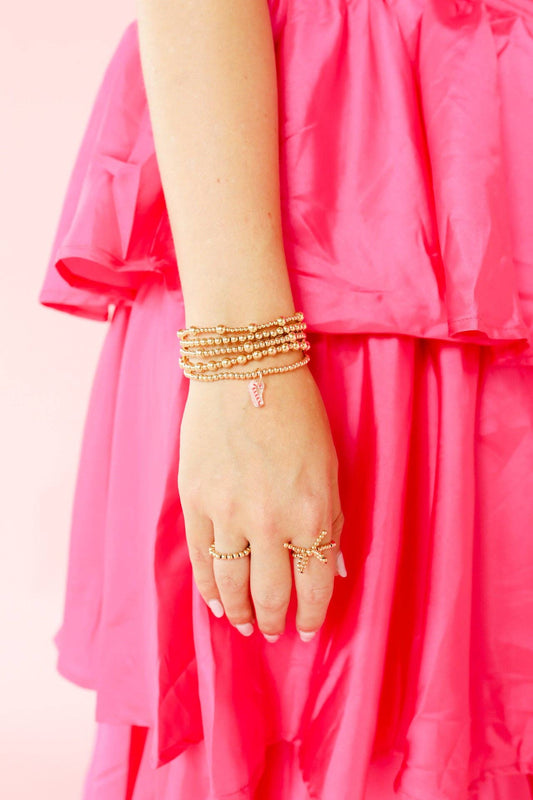 Candy Cane Charm Bracelet