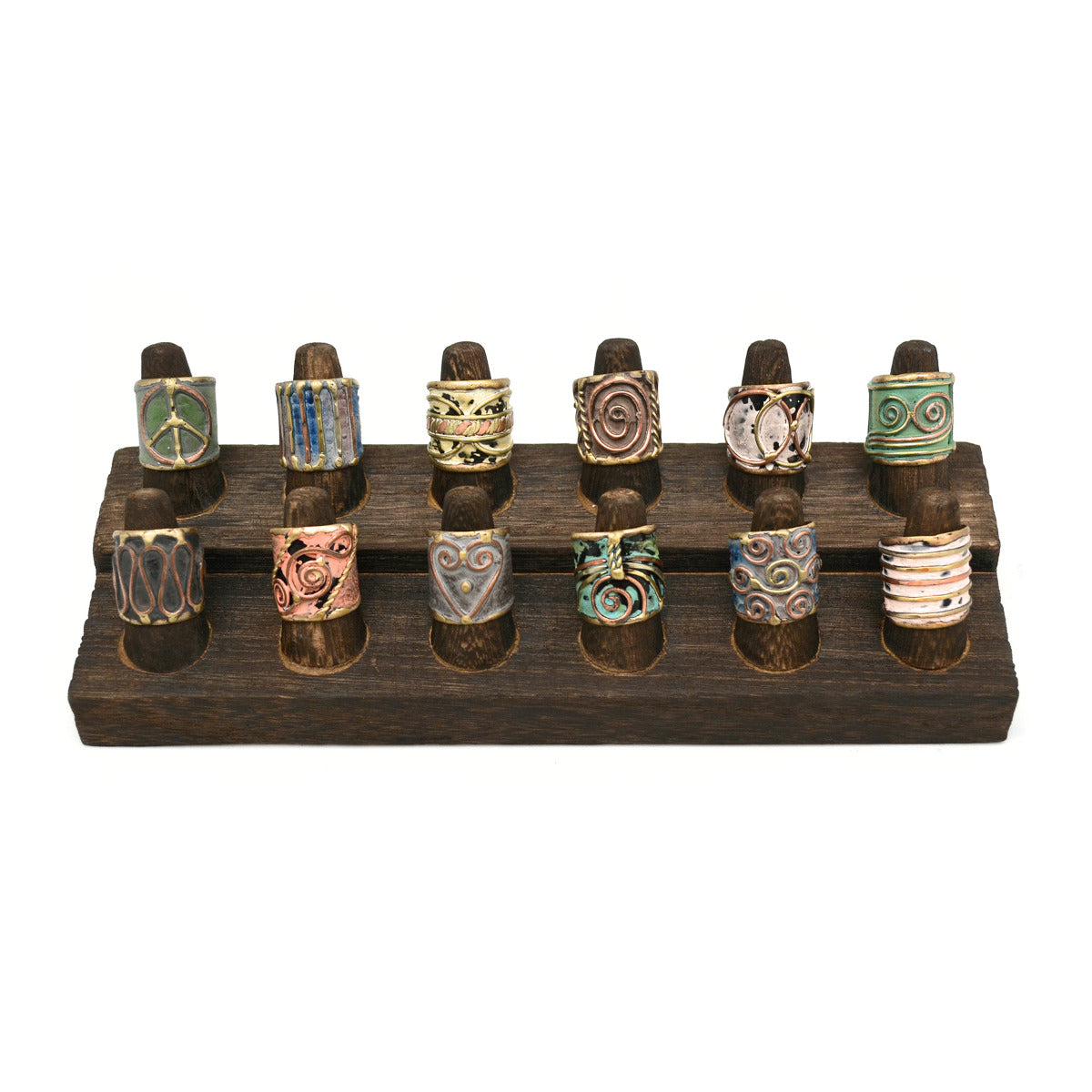 ANJU JEWELRY- Brass Patina Rings