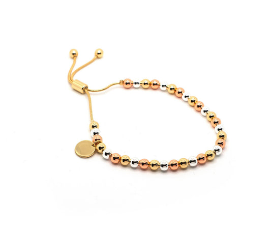 Tri Tone Adjustable Bracelet
