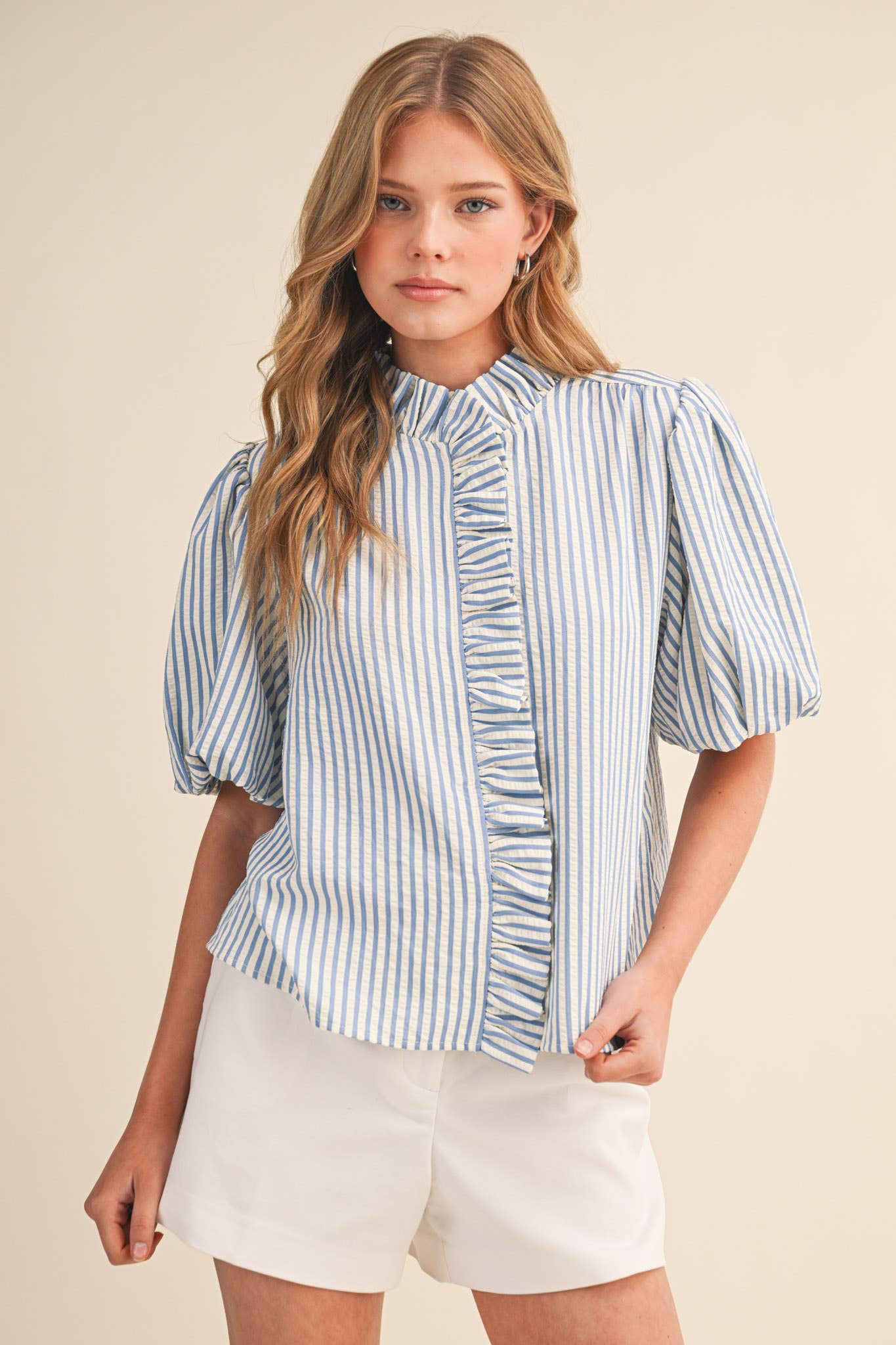 Belle Ruffle Top
