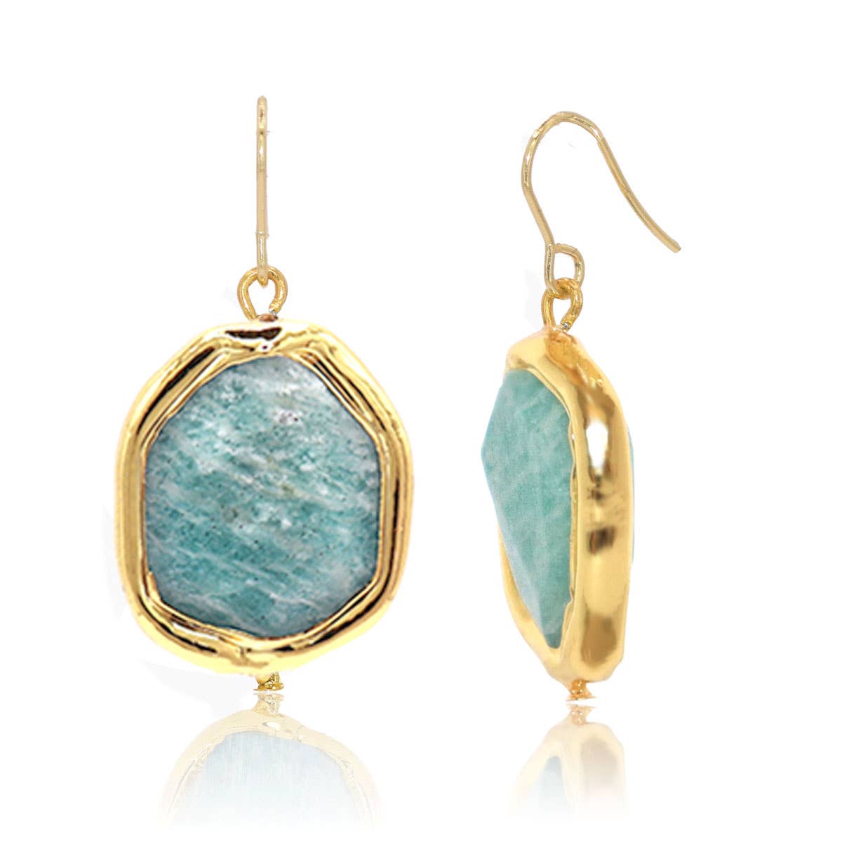 Amazonite Stone Earrings