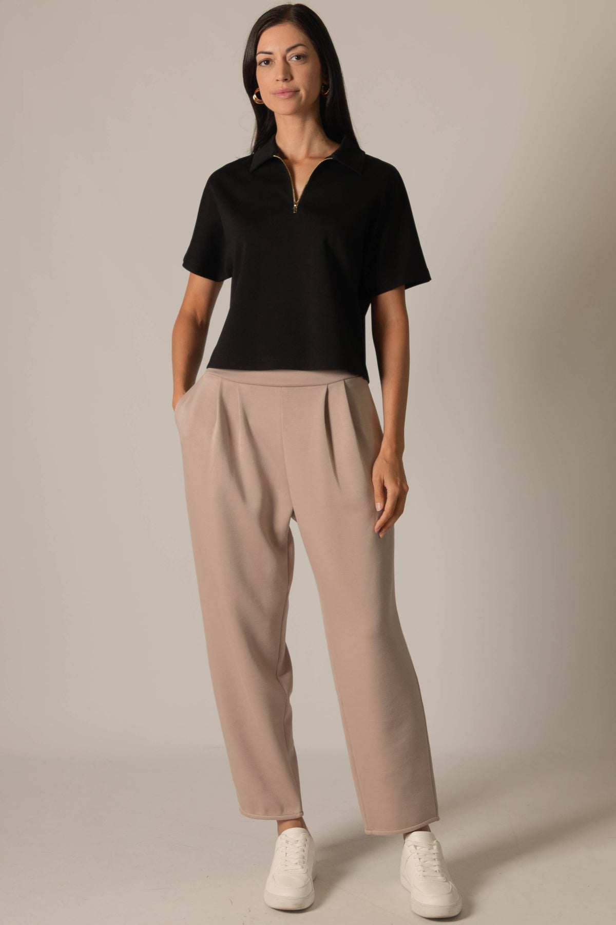 Brittney Quarter Zip Top