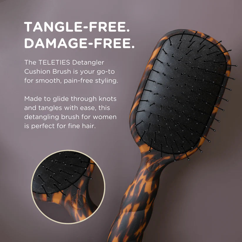TELETIES- Detangler Hair Brush for Fine Hair