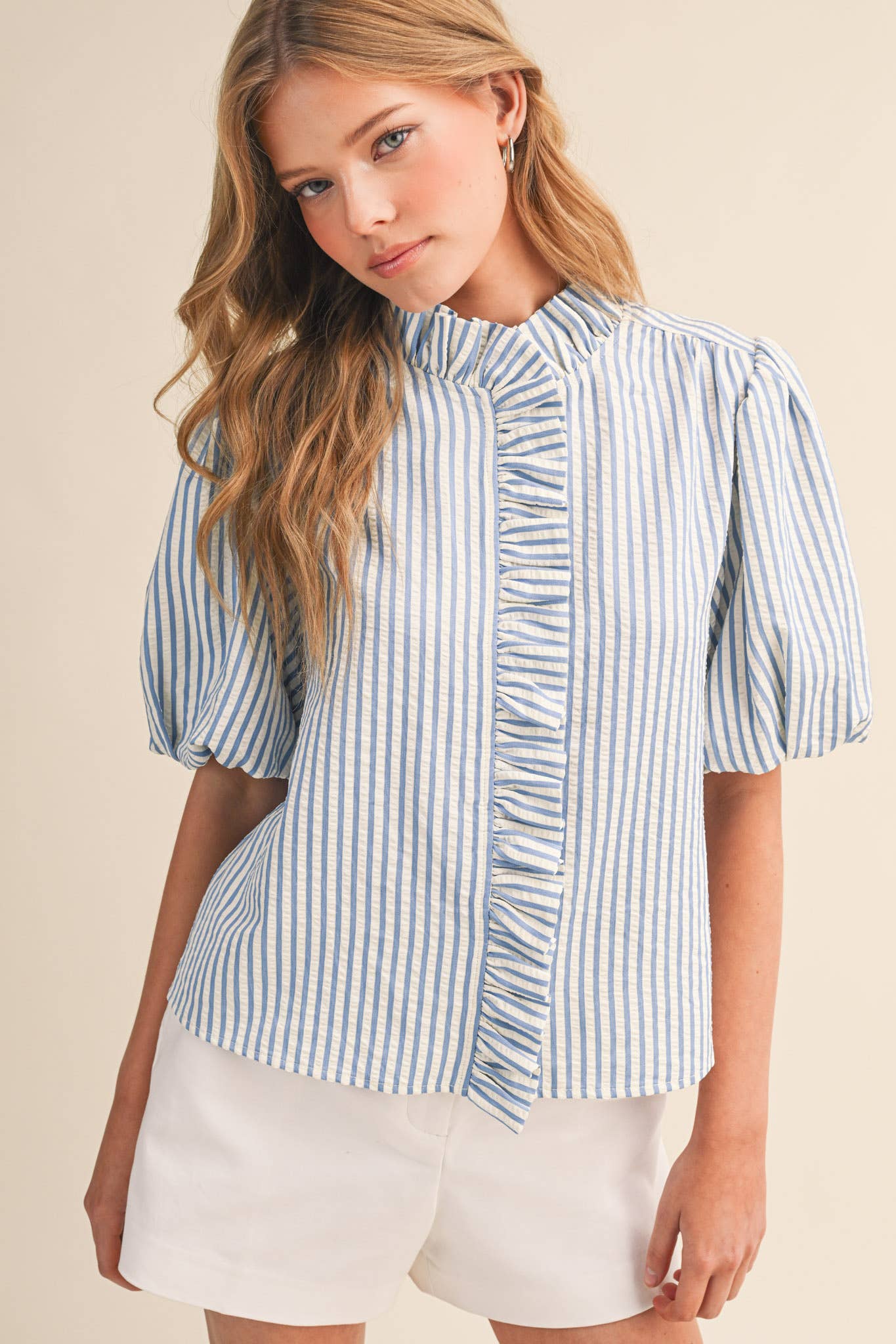 Belle Ruffle Top