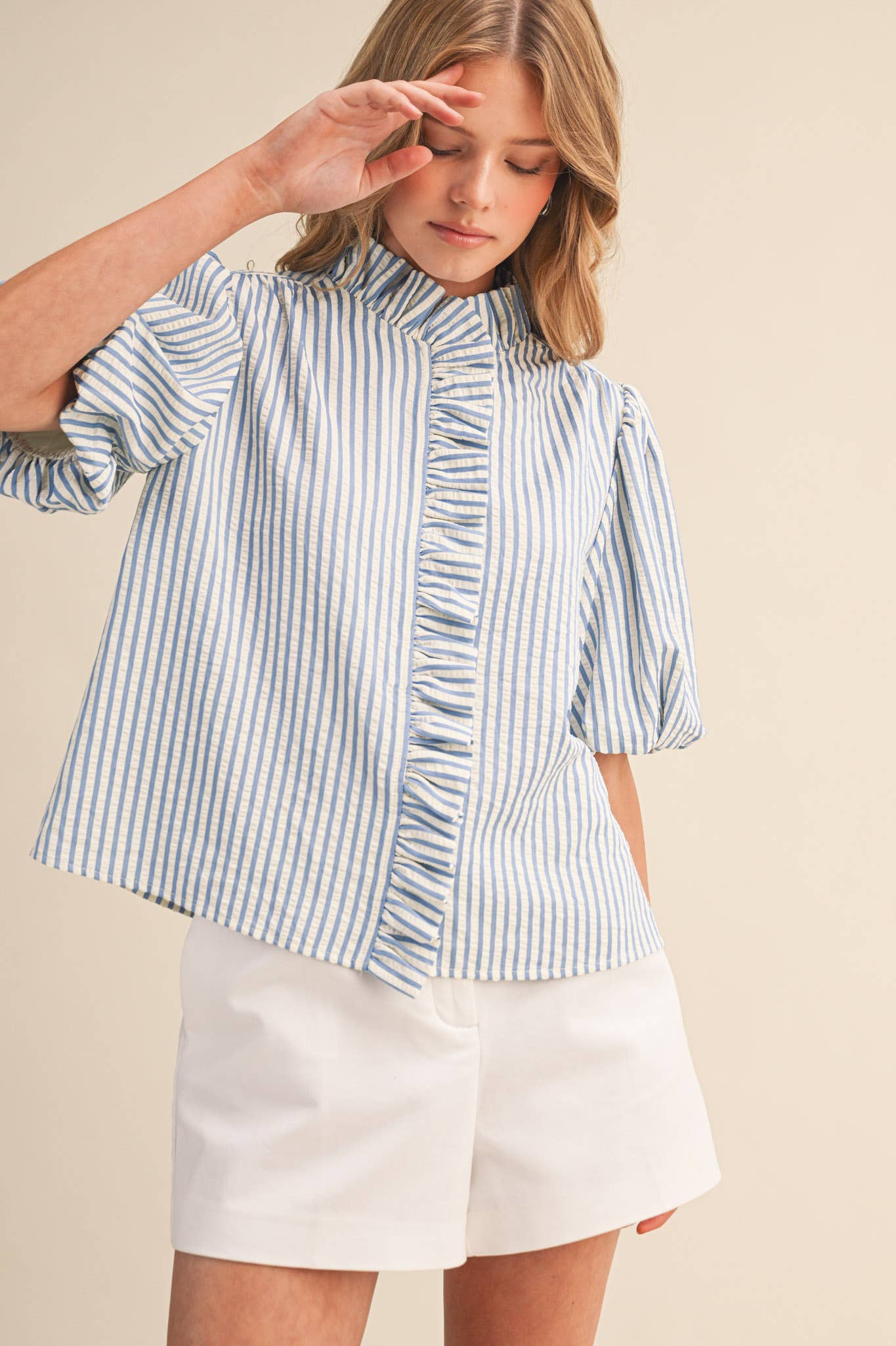 Belle Ruffle Top