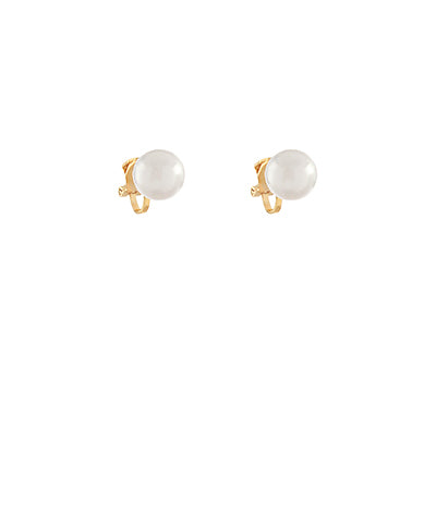 Pearl Clip On Earrings