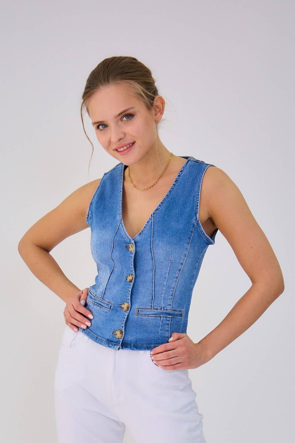 Ari Denim Vest