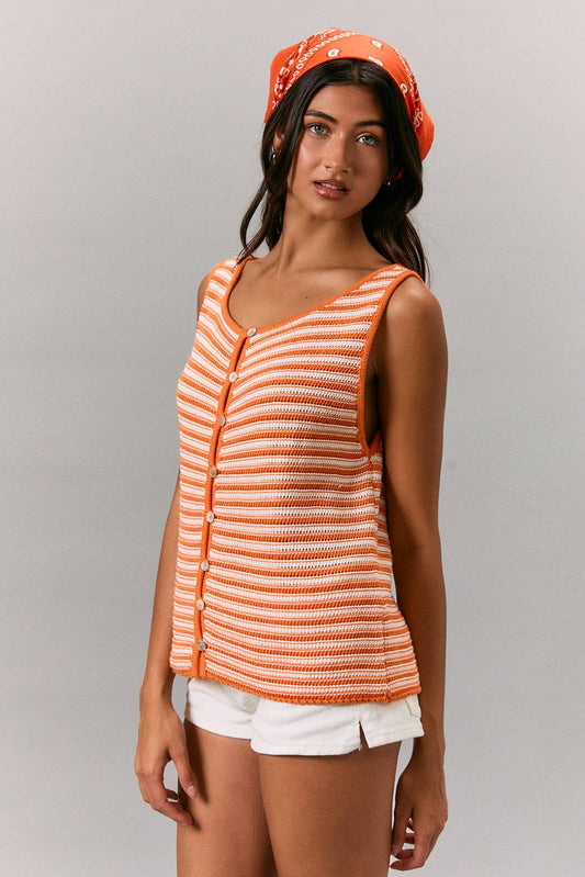 Orange Blossom Sweater Tank