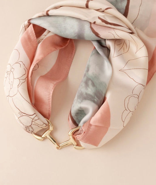 Horsebit Scarf Ring