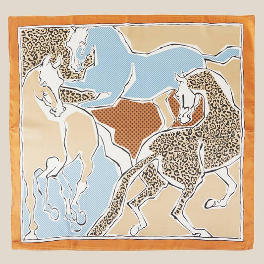 Horse Art Print Scarf