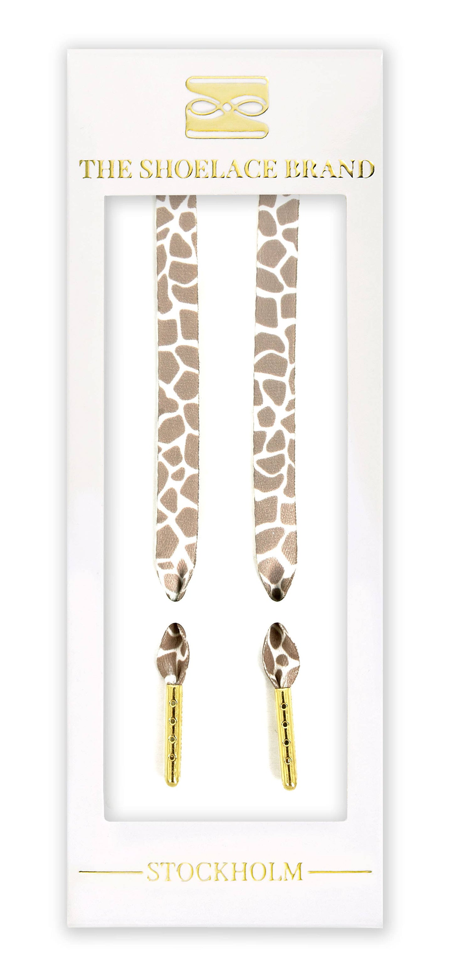 Classic Giraffe Beige Shoelaces