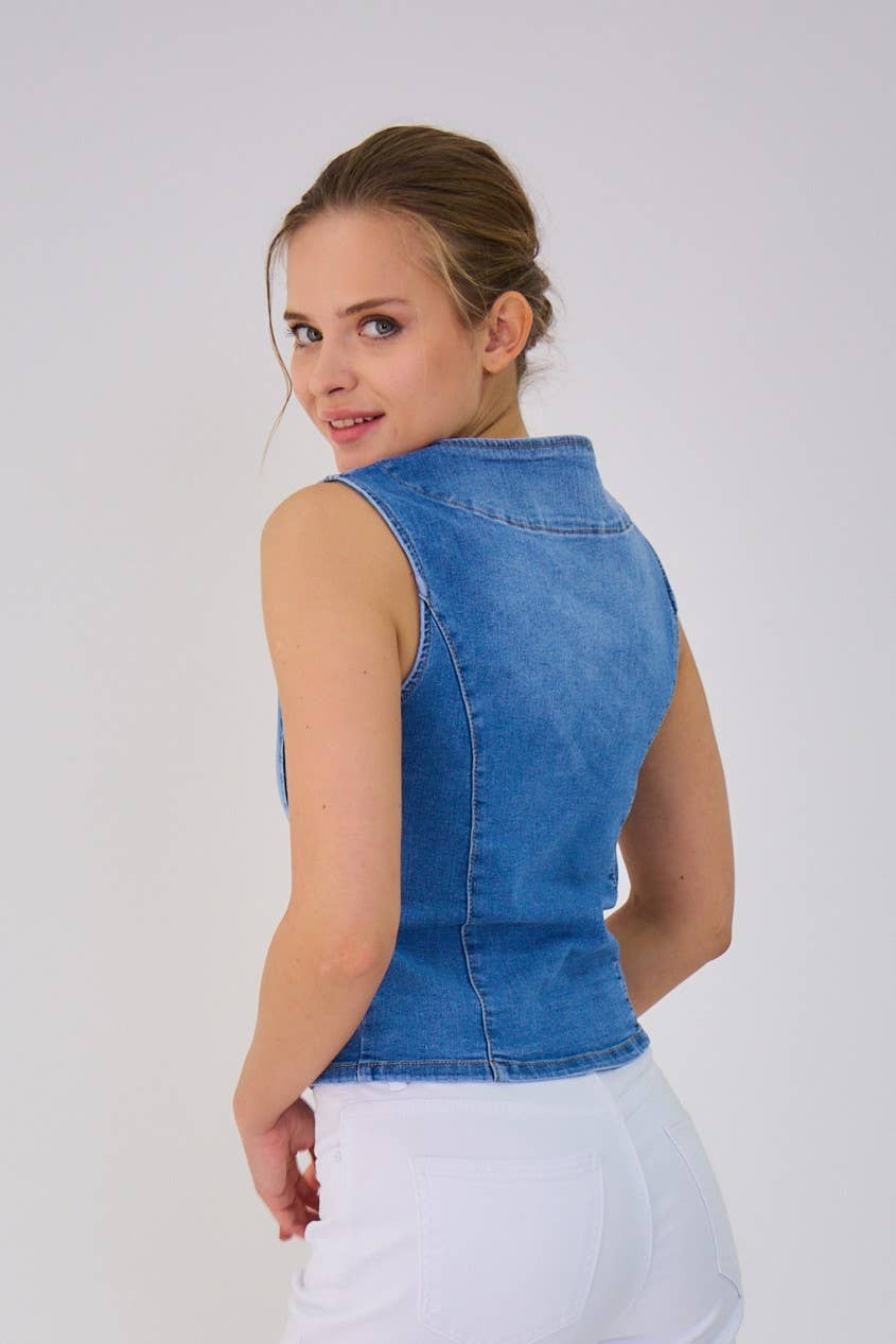 Ari Denim Vest