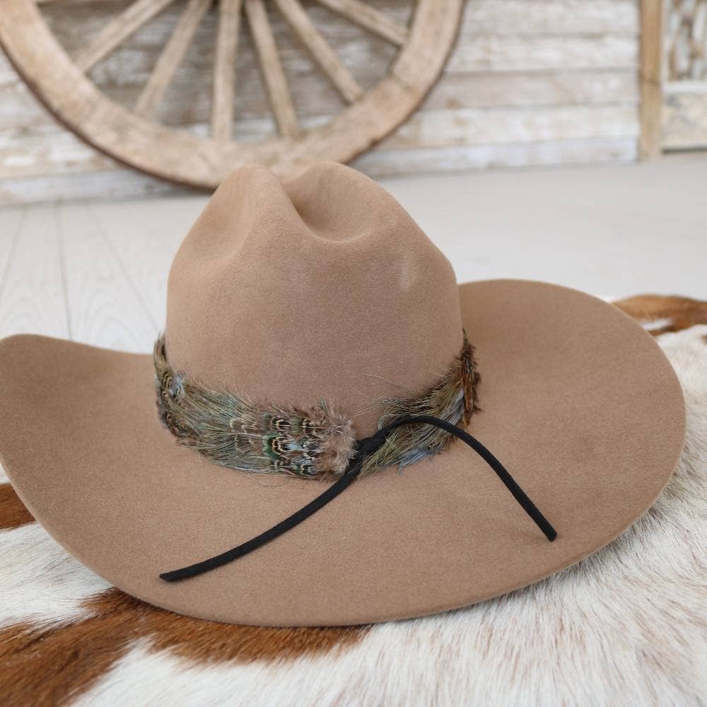 Western Feather Dove II Hat Band