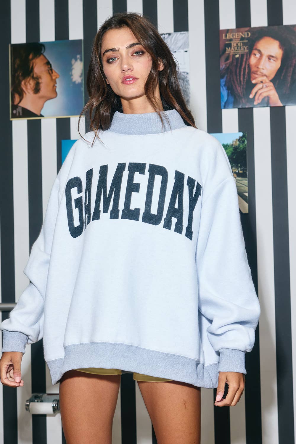 'FOOTBALL & GAMEDAY' Reversible Sweatshirt