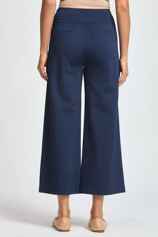 High Waisted Magic Wide Crop Pants