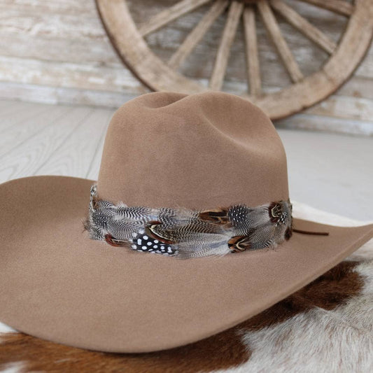 Western Feather Spotted Eagle II Hat band