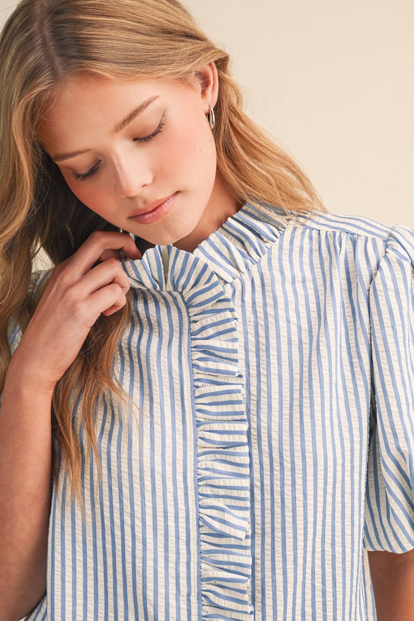 Belle Ruffle Top