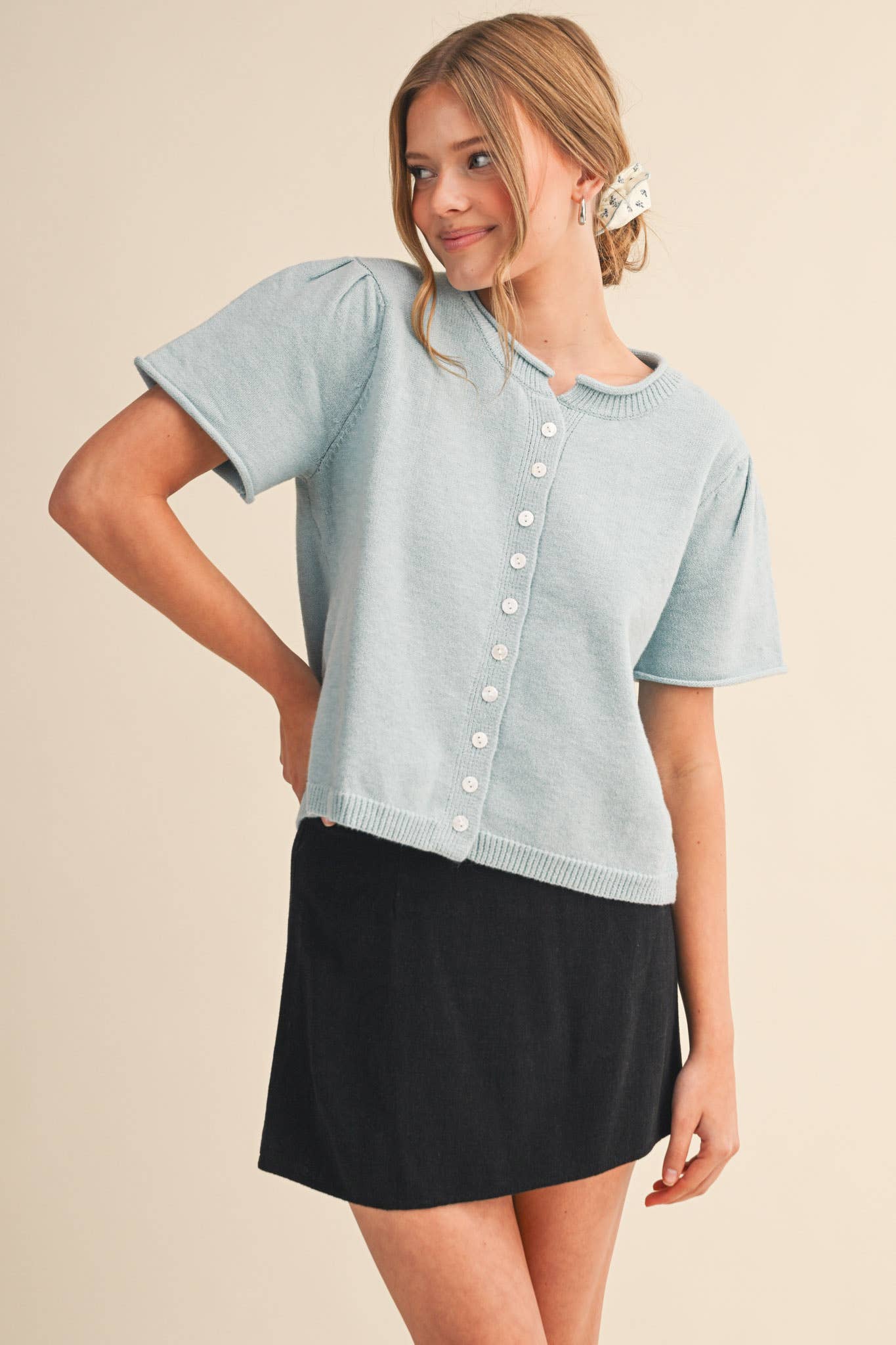 Louise Short Sleeve Cardigan